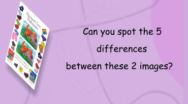 Can you spot the 5 differences between these 2 images?